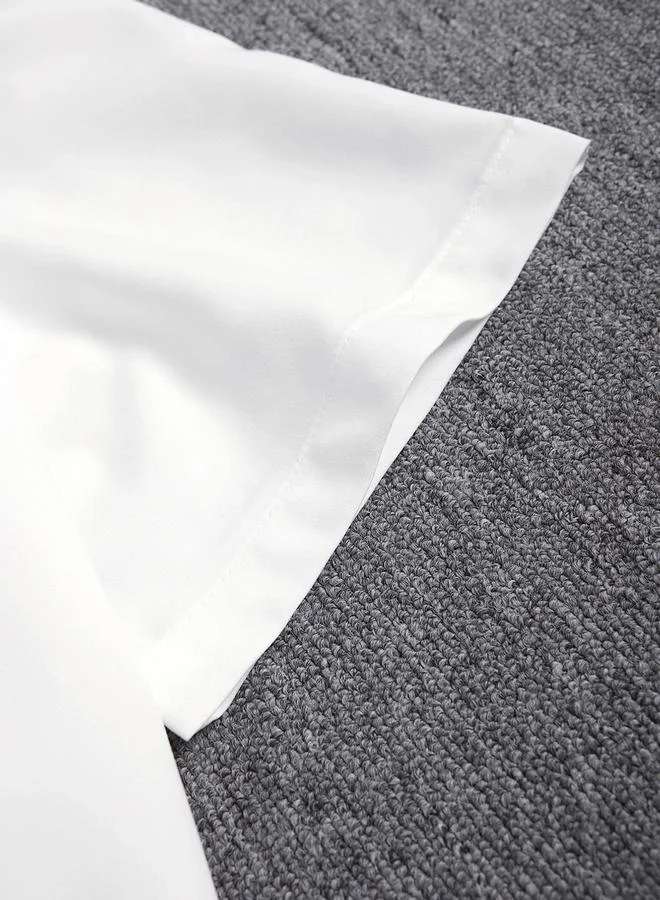 Take Two  Men White Printed Shirt and Shorts Co-Ords for Men | Best Price UAE